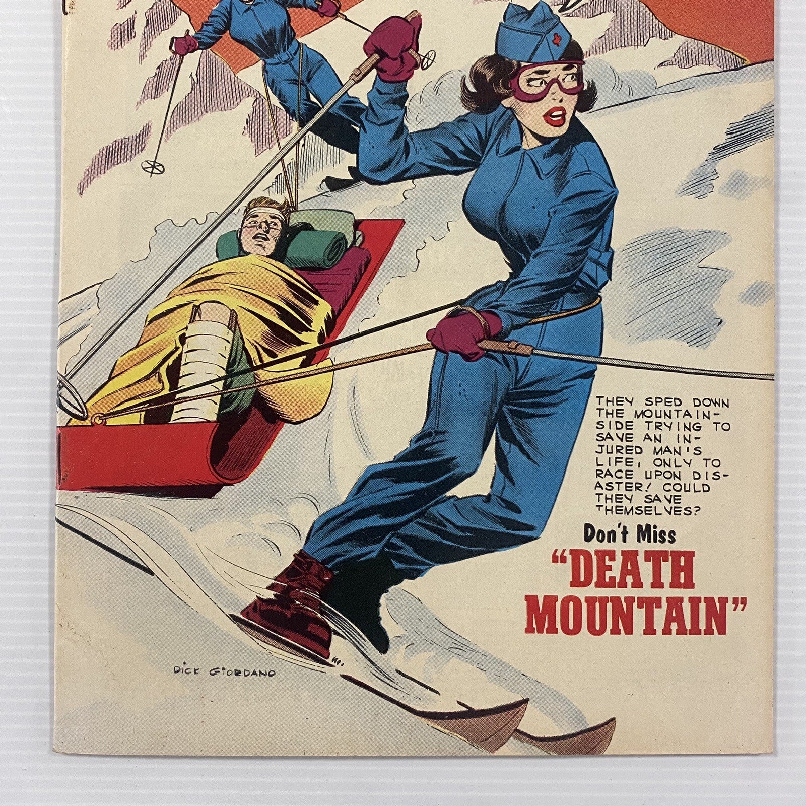 Sue and Sally Smith Flying Nurses 1962 #50 VG+ Pence copy **Rusted staples**2