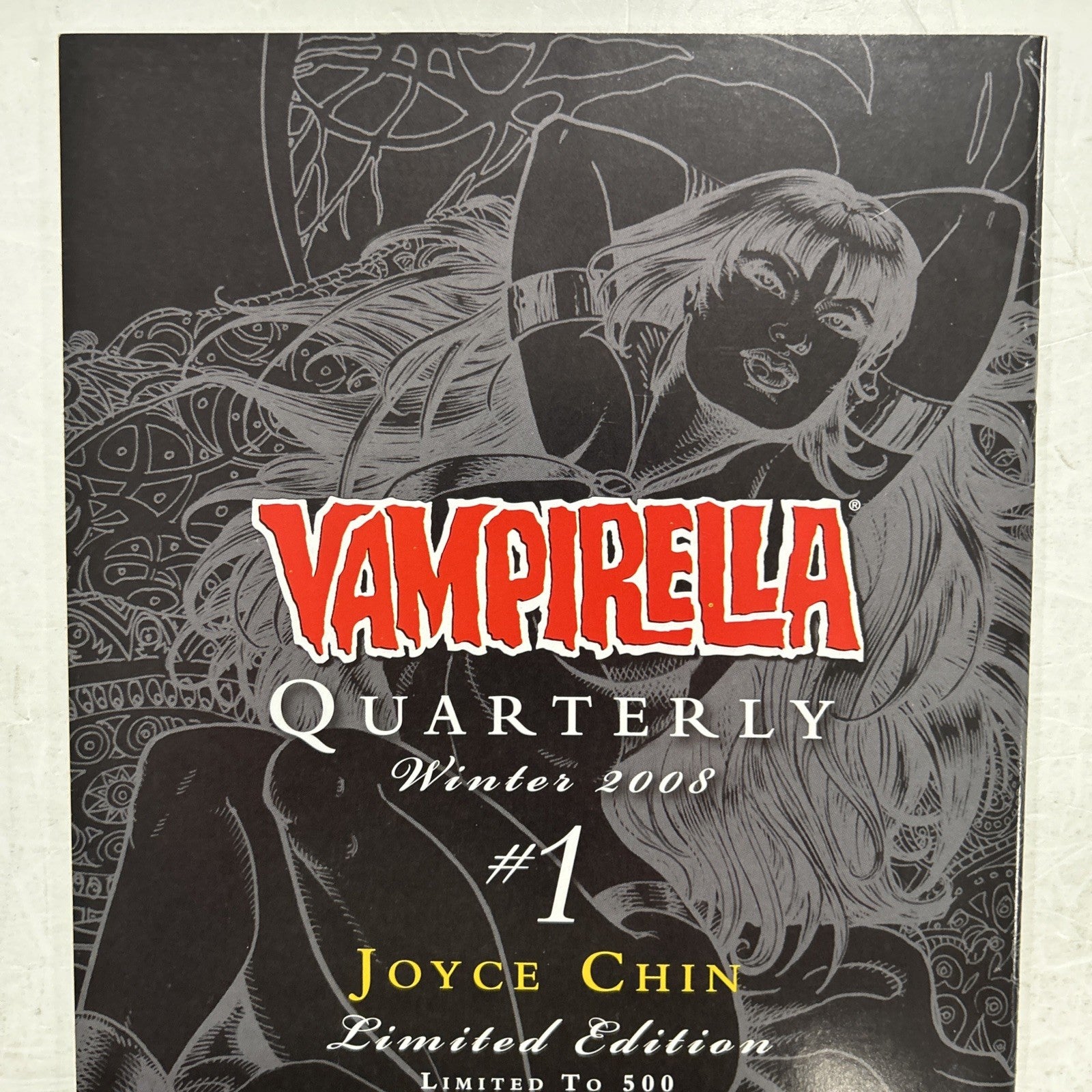 Vampirella Quarterly #1 2008 VF Joyce Chin Limited Collector's Exlcusive Of 5007