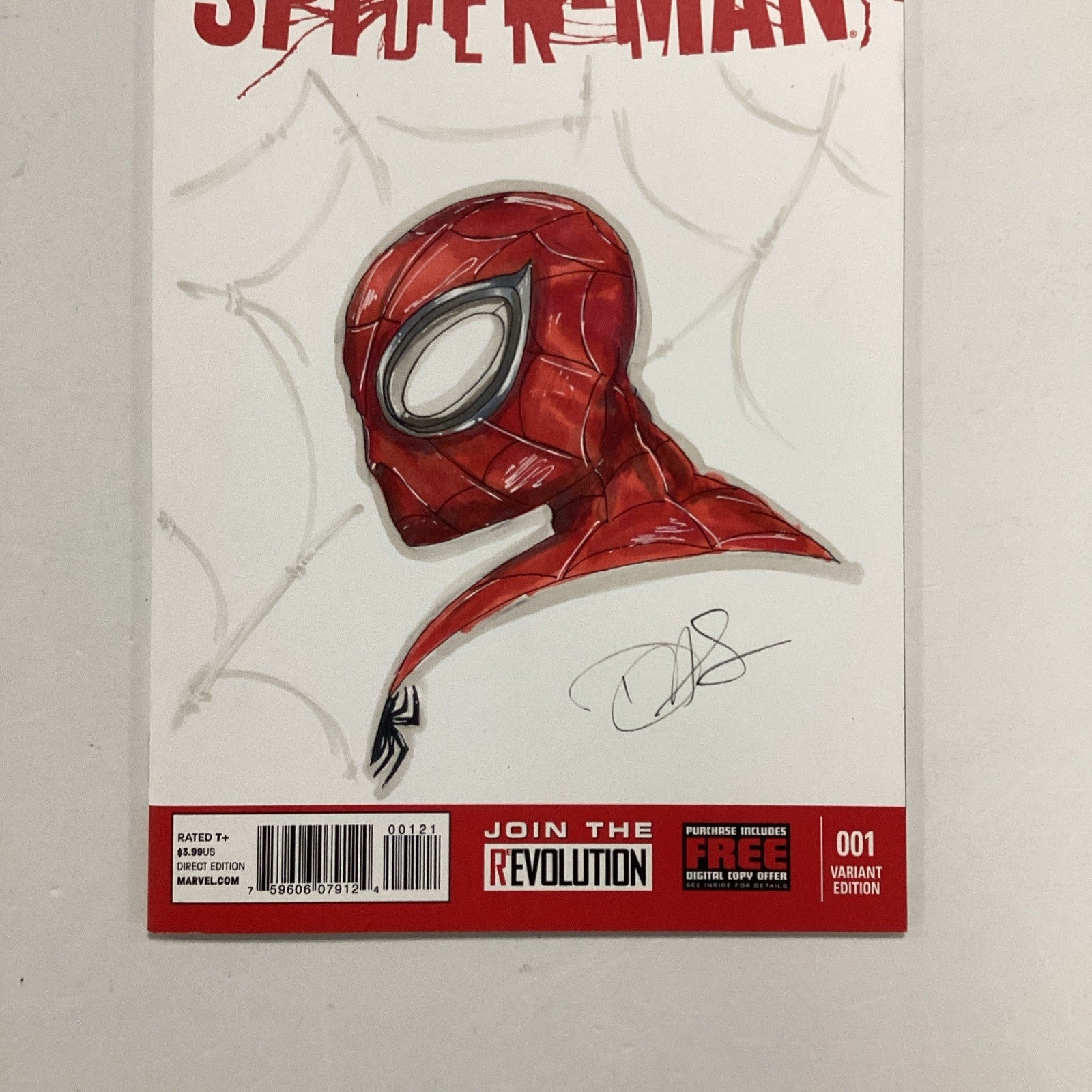 The Superior Spider-Man #1 Variant Edition Sketchbook Cover by Danny Haas2