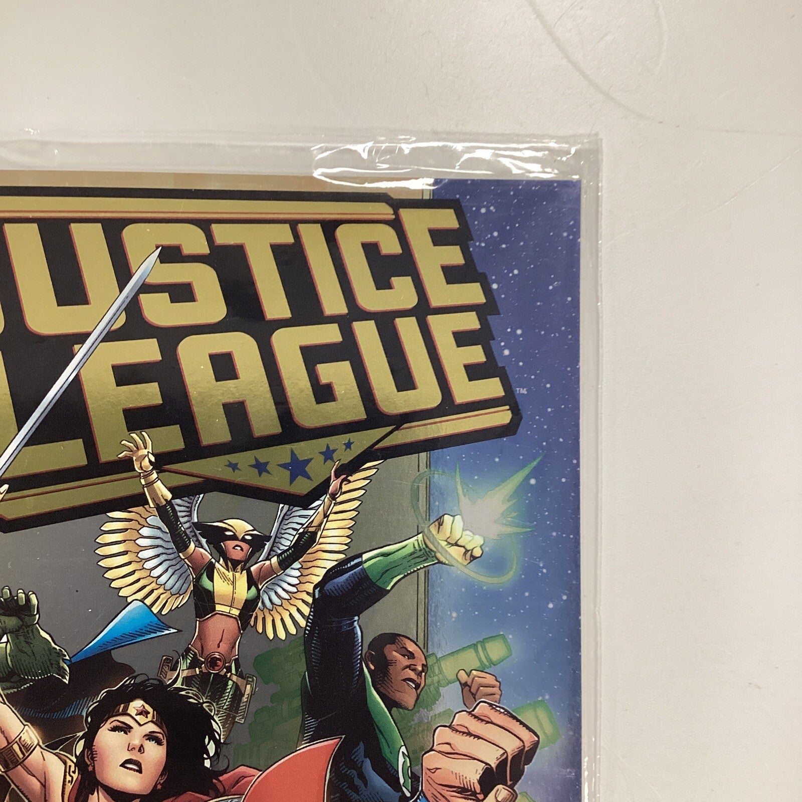 Justice League #1 2018 Artgerm Convention Gold Foil Variant in Sealed bag (1)6