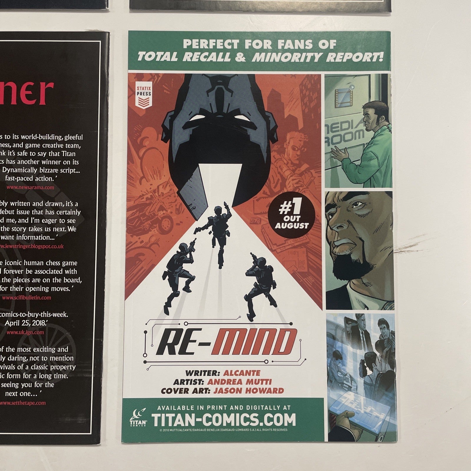 The Prisoner #1-4 2018 Complete Set 1st Print Titan Comics **4  Cover Variant**10