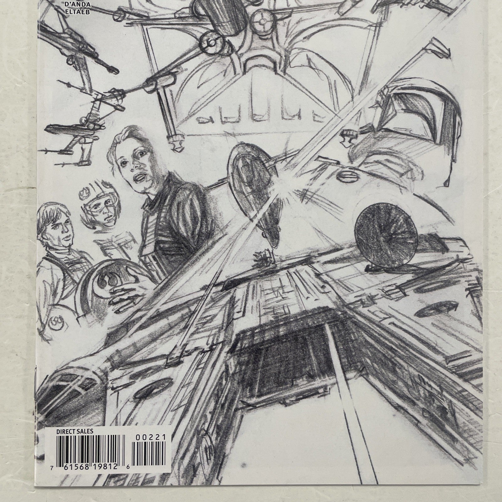 Star Wars #3 2013 NM Alex Ross 1:200 B&W Sketch Variant Cover Dark Horse Comics2