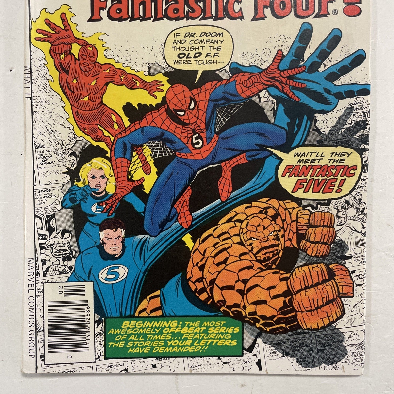 What If? #1 1977 FN+  Spider-Man Joined The Fantastic Four2