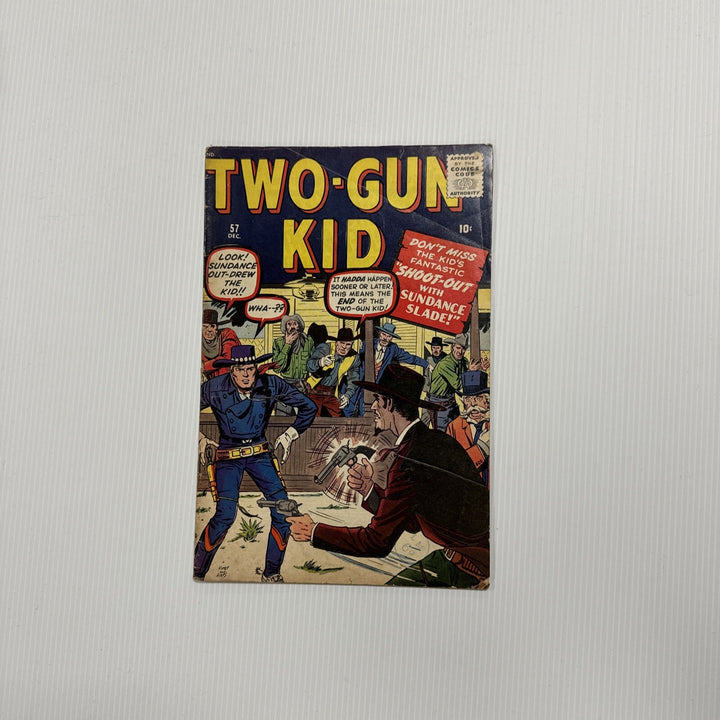 Two-gun Kid #57 1960 GD/VG Cent Copy Pence Stamp Kirby Cover0