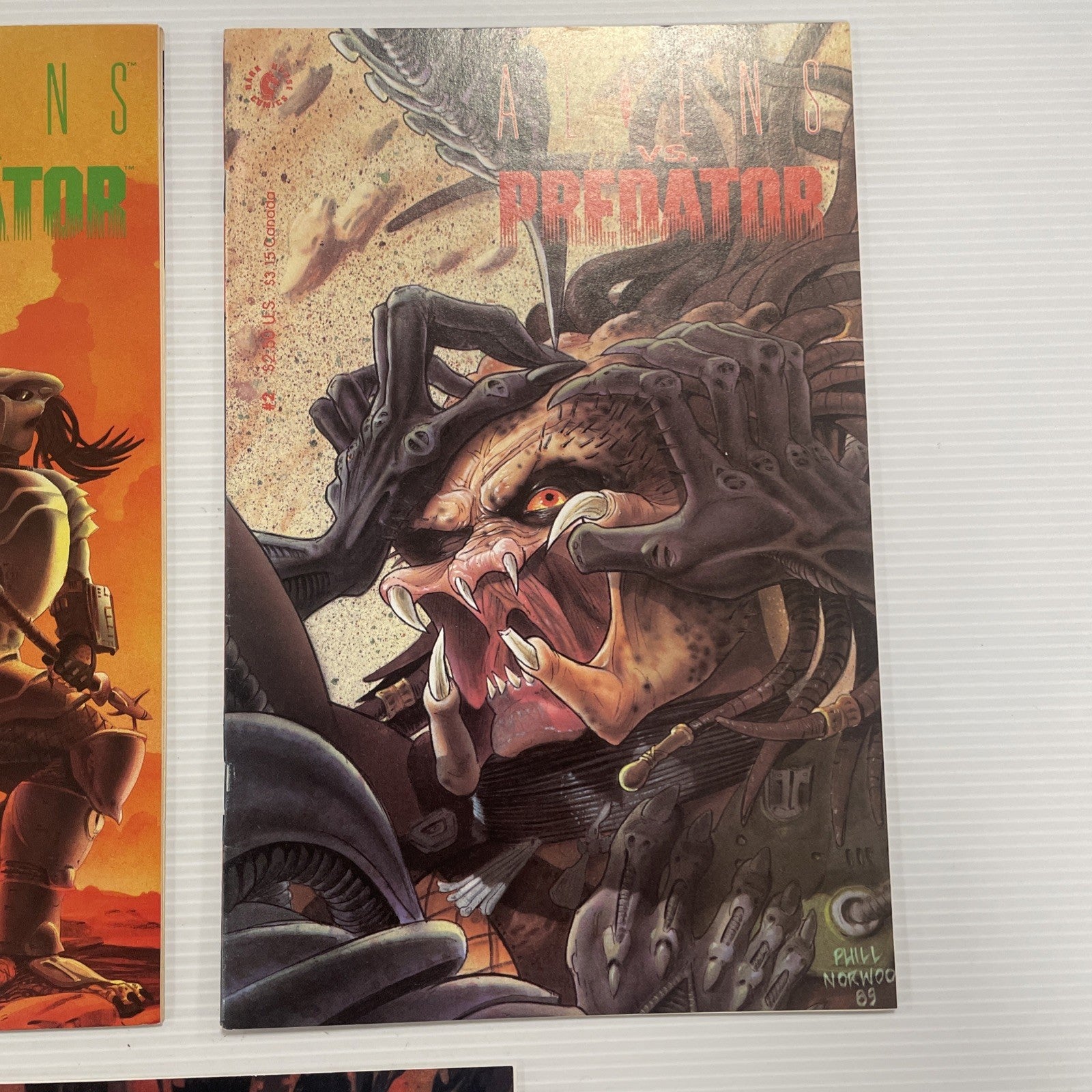 Aliens vs Predator #0 #1-4 1990 Avg. FN/VF Complete Set Dark Horse Comics3