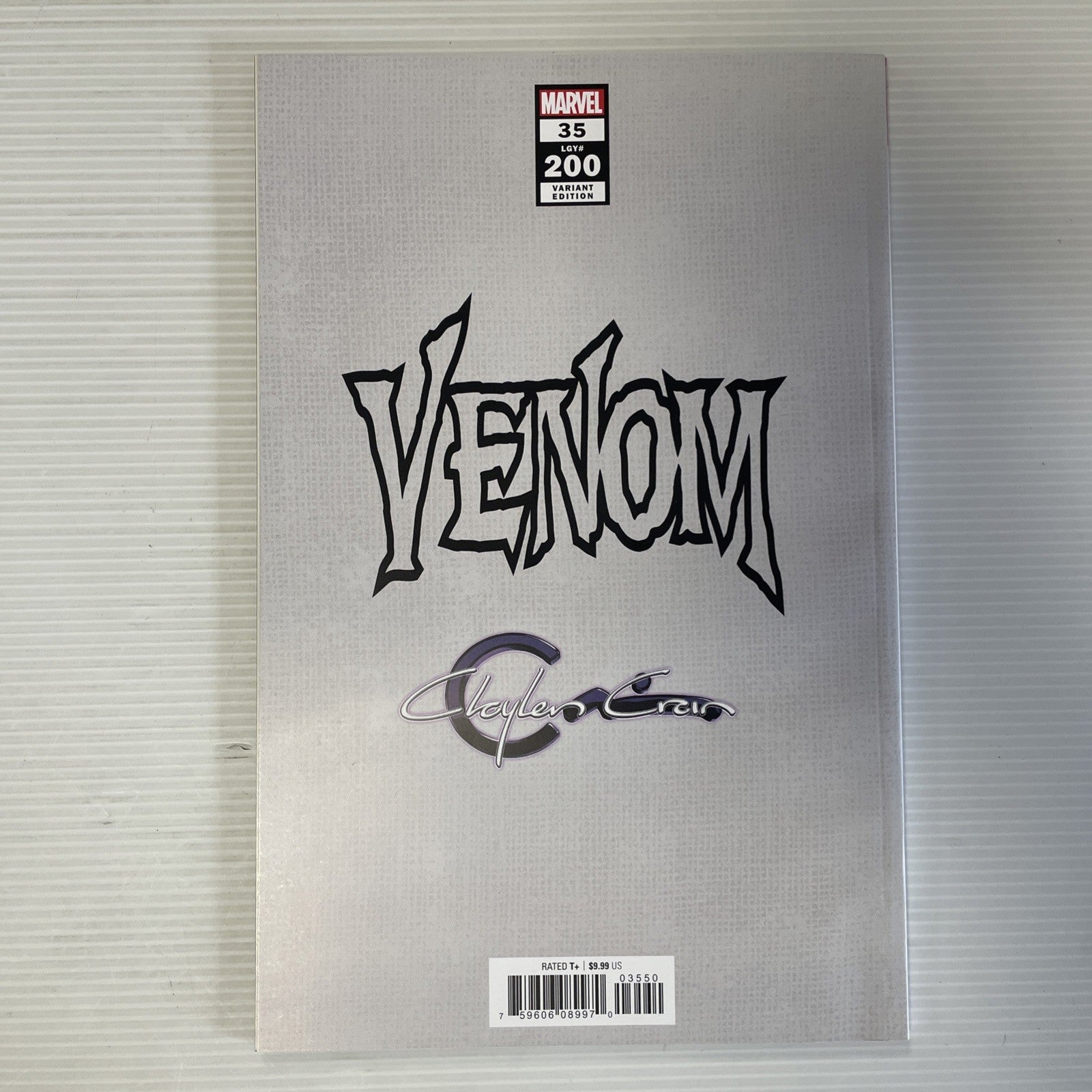 Venom #35 LGY #200 2021 NM Clayton Crain The Shape Beneath Virgin Variant4