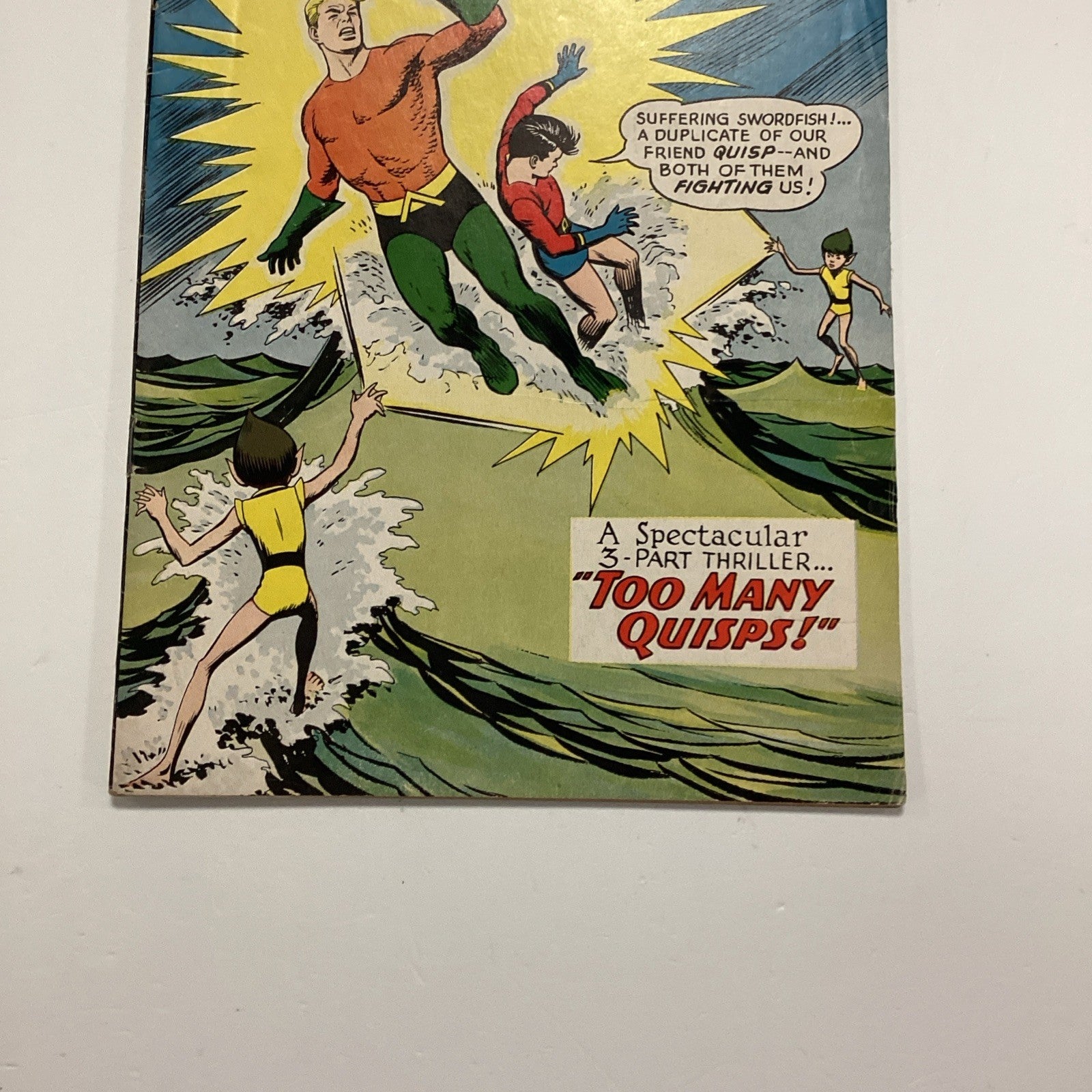 Aquaman #6 1962 VG- Pence Stamp **tear in rear cover repaired with tape on the i2