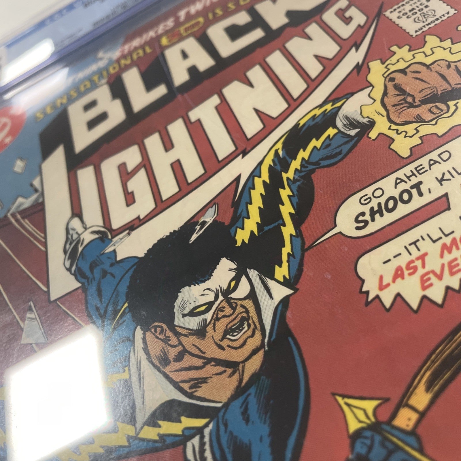 Black Lightning #1 & #2 1977 CGC 7.5 & 6.5 1st App & Origin of Black Lightning10