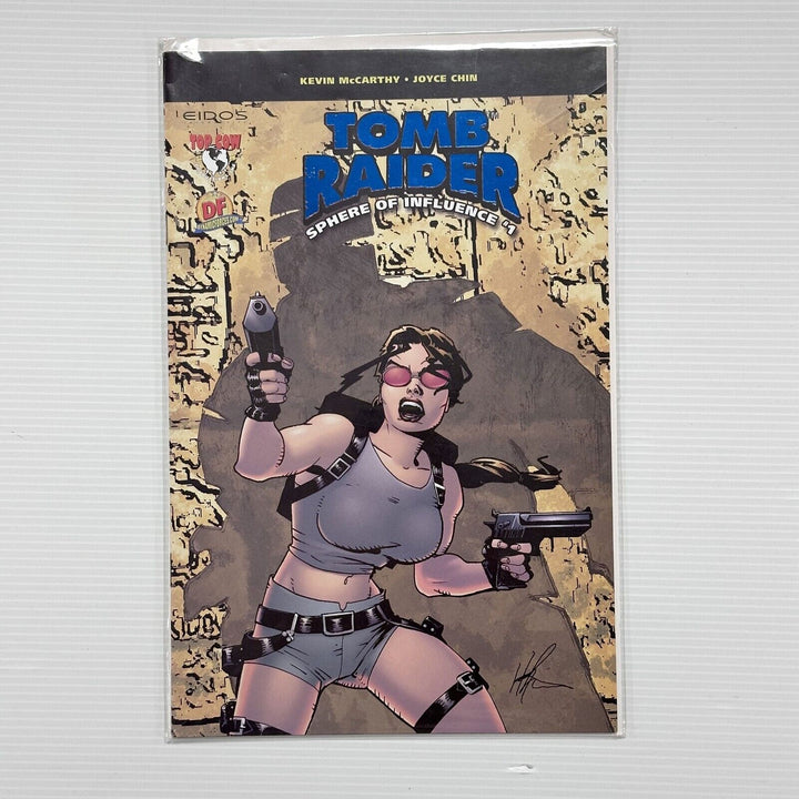 Tomb Raider Sphere Of Influence #1 2004 VF/NM Blue Foil  DF CoA 396 Of 500