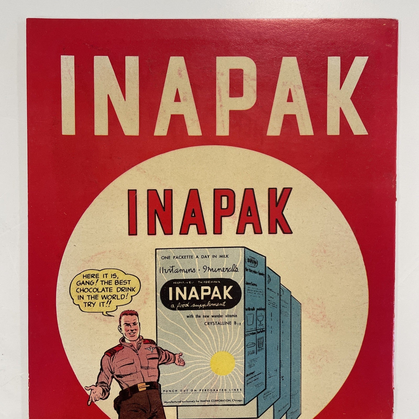 Major Inapak The Space Ace #1 1951 VG Golden Age (2)5