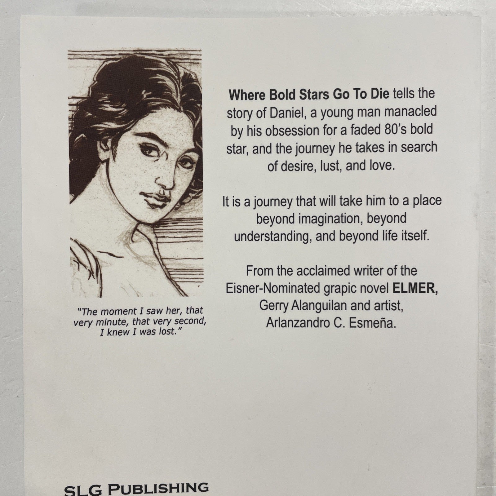 Where Bold Stars Go to Die 2013 1st Print, SLG, Slave Labor Graphics5