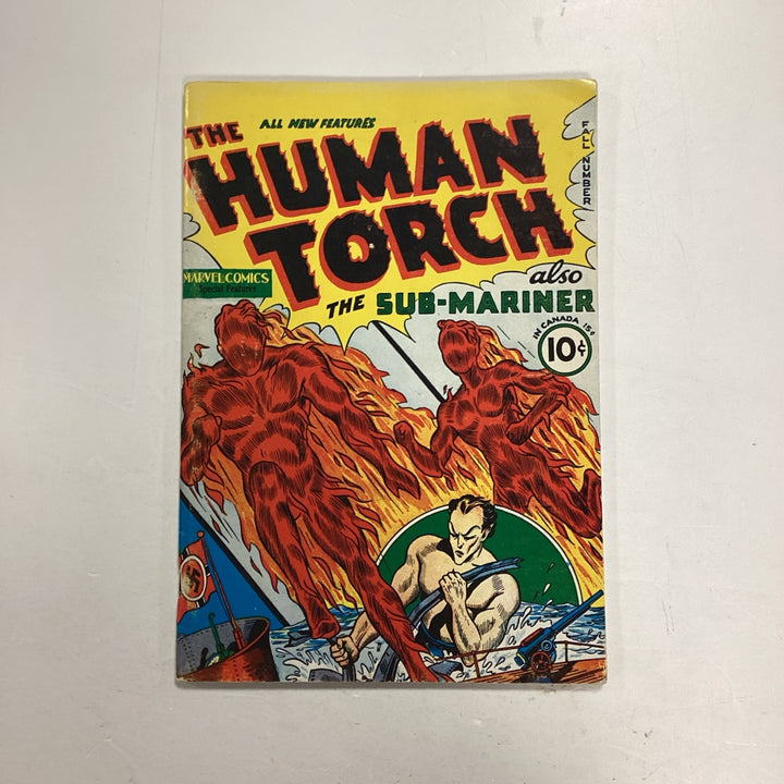 Flashback #21 1974 VG/FN Reprints The Human Torch #2 Alan Light0