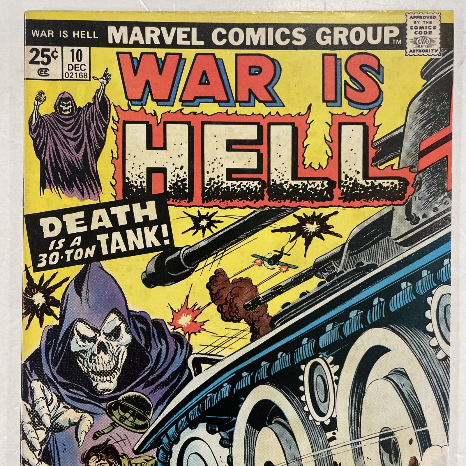 War is Hell #10 1974 FN+ Mark Jewelers Insert1