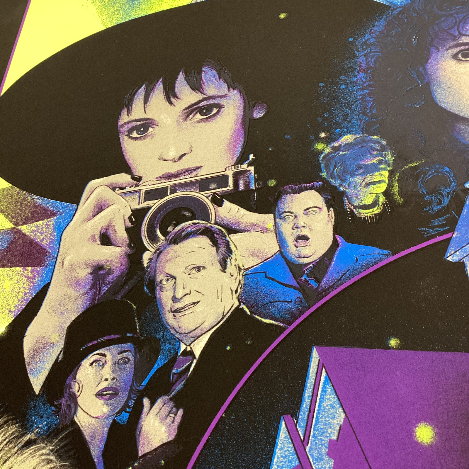 Beetlejuice Alternate Movie Poster by Vance Kelly Fluro Yellow 10/106