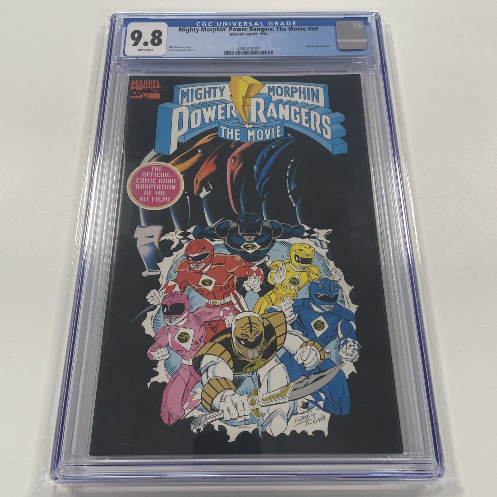Mighty Morphin’ Power Rangers: The Movie 1995 CGC 9.8 White Movie Adaptation0