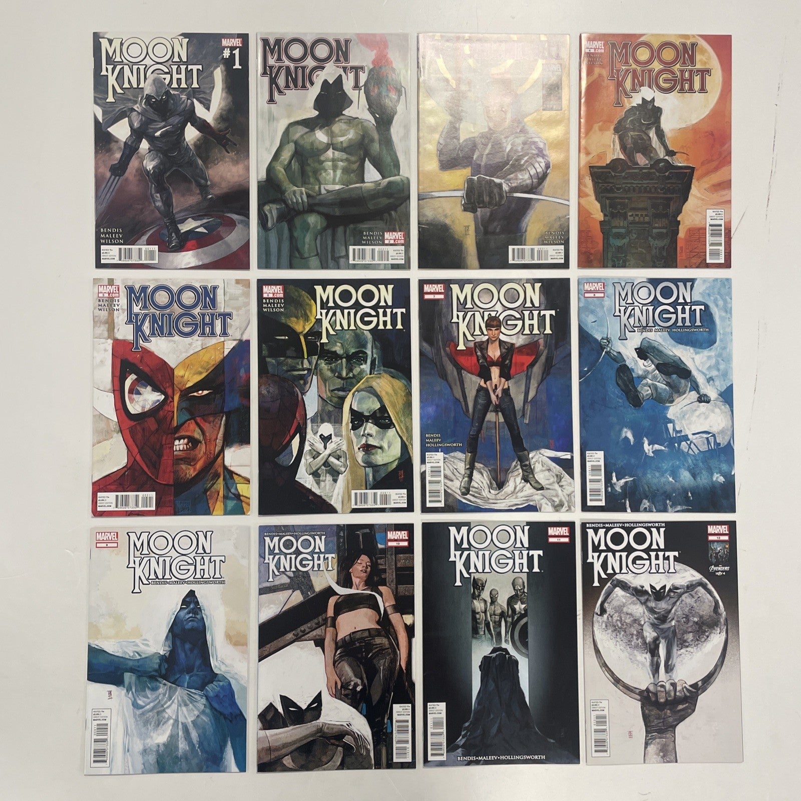 Moon Knight #1-12 2011 VF/NM Complete Set0