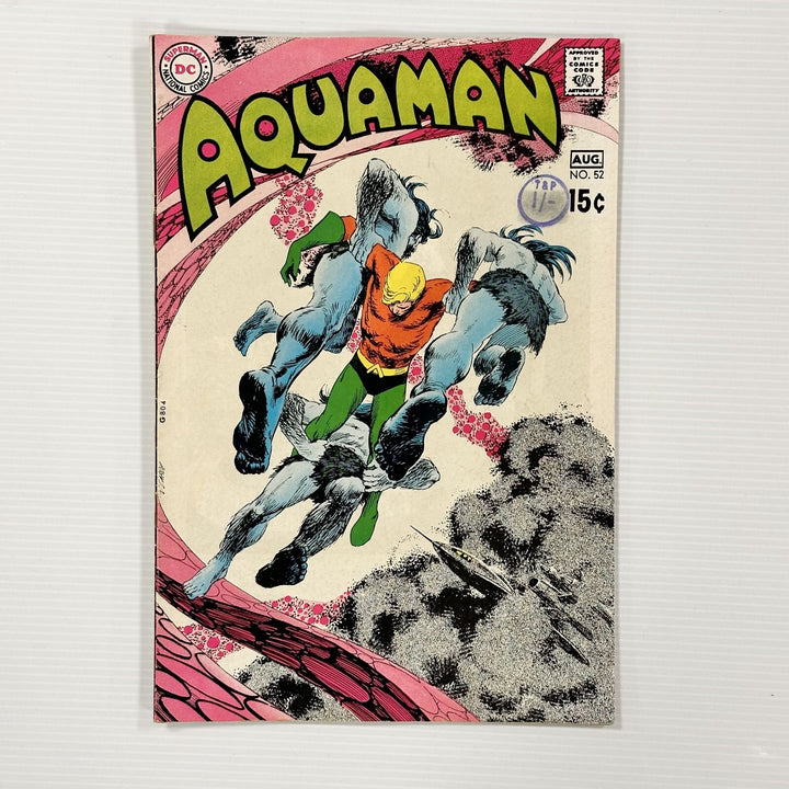 Aquaman #52 1970 FN- Pence Stamp0