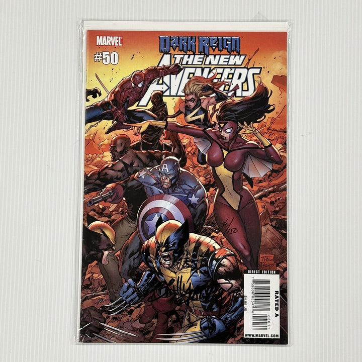 New Avengers #50 Dark Reign 2009 Dynamic Forces Signed by Billy Tan 40/150