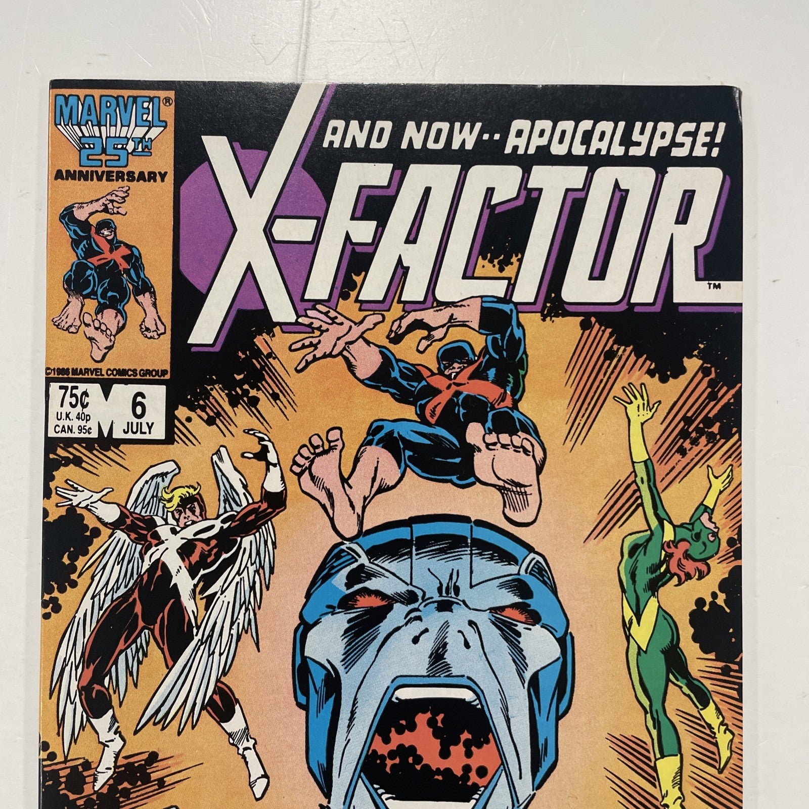 X-factor #6 1986 FN/VF 1st Full Appearance of Apocalypse (4)1