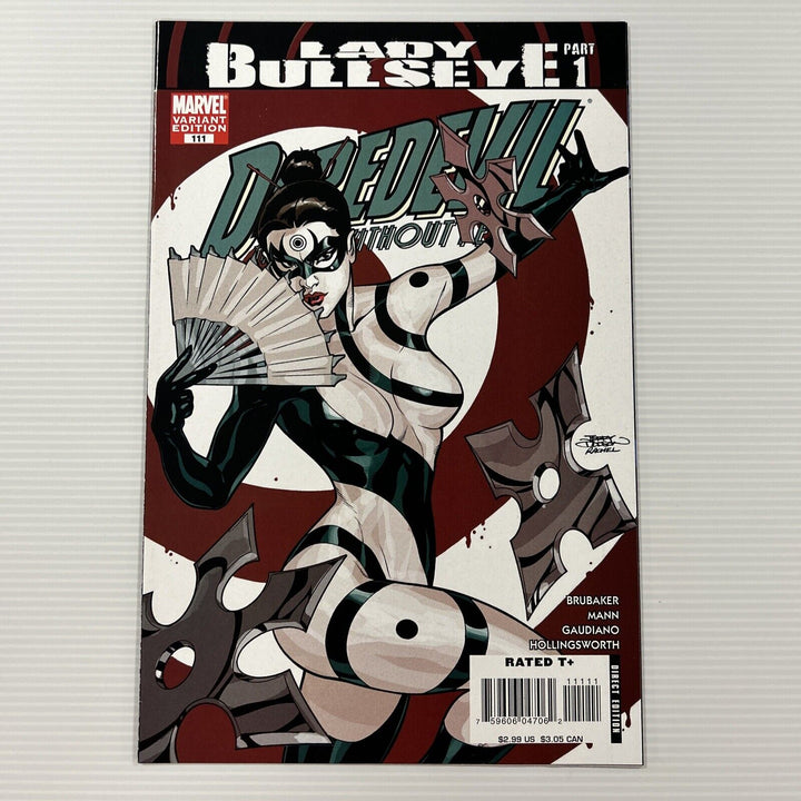 Daredevil #111 2008 VF/NM 1st Appearance Lady Bullseye 1:10 Dodson Variant