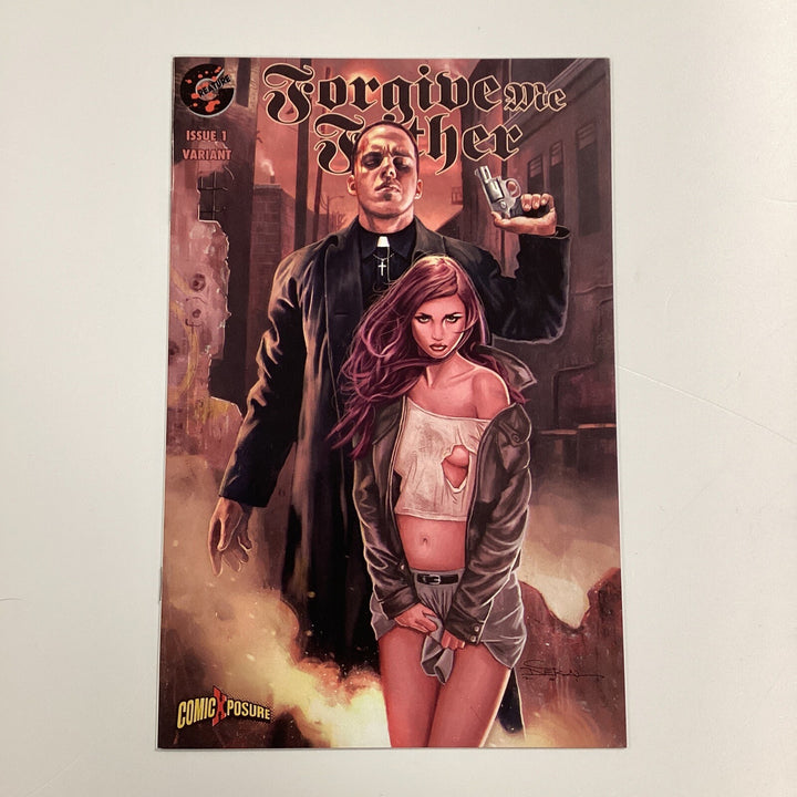 Forgive Me Father #1 2016 VF/NM Comicxposure Variant Creature Entertainment0