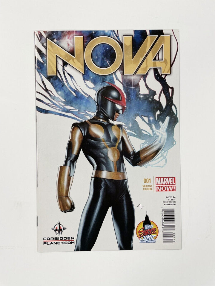 Nova #1 Forbidden Planet Adi Granov London Super Comic Con Variant Cover 2010