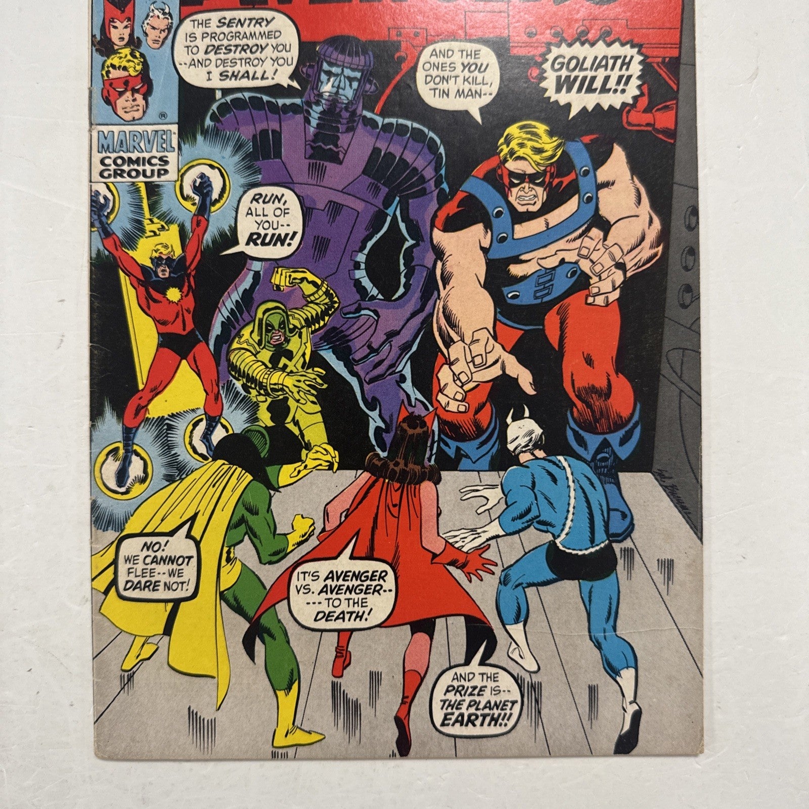 Avengers #91 1971 VG/FN Pecne Copy Kree-Skrull War2