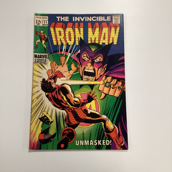 Iron Man #11 1968 FN Pence Stamp