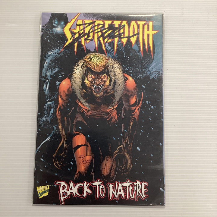 Sabretooth Back To Nature #1 1998 One-shot Signed Tyler Mane DF CoA 99/3500