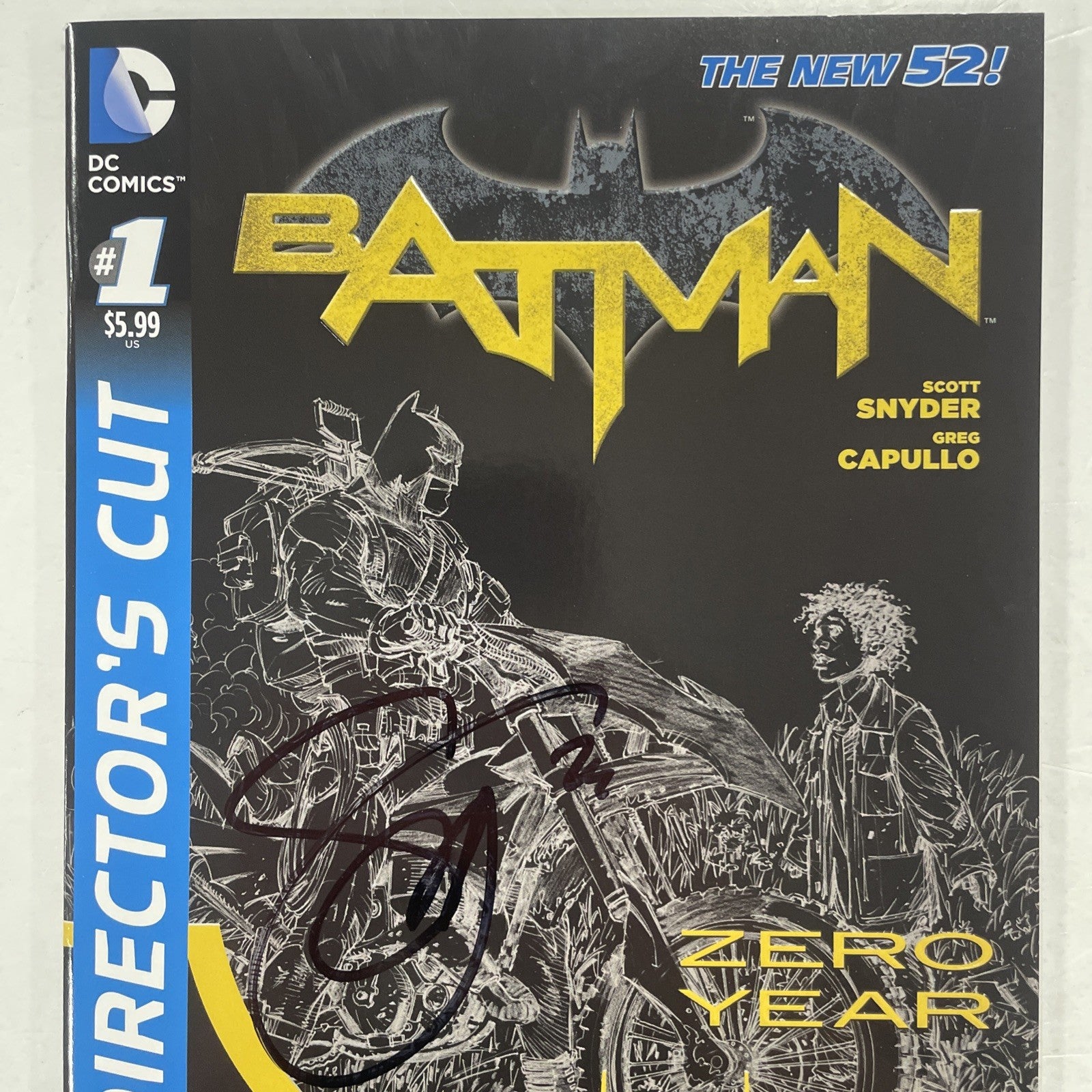 Batman Zero Year #1 2013 Directors Cut Signed by Scott Snyder1