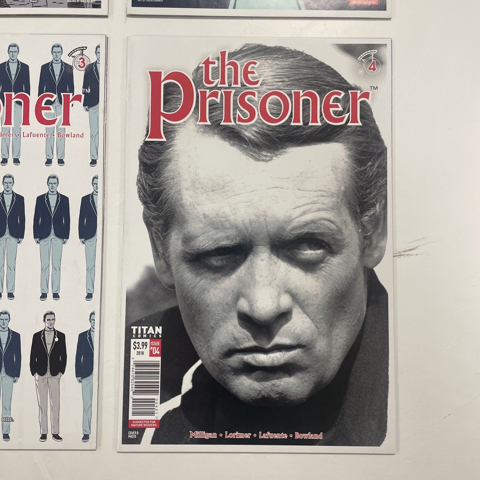 The Prisoner #1-4 2018 Complete Set 1st Print Titan Comics **4  Cover Variant**4