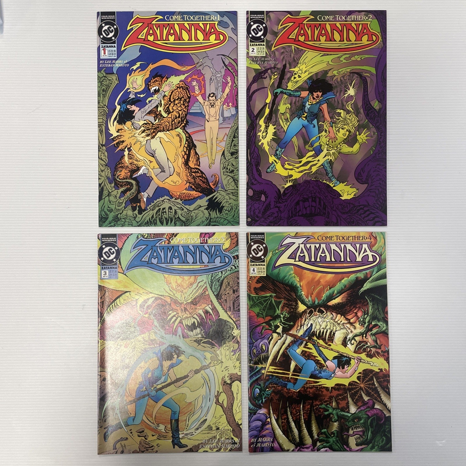 Zatanna #1-4 1993 VF Complete Set0