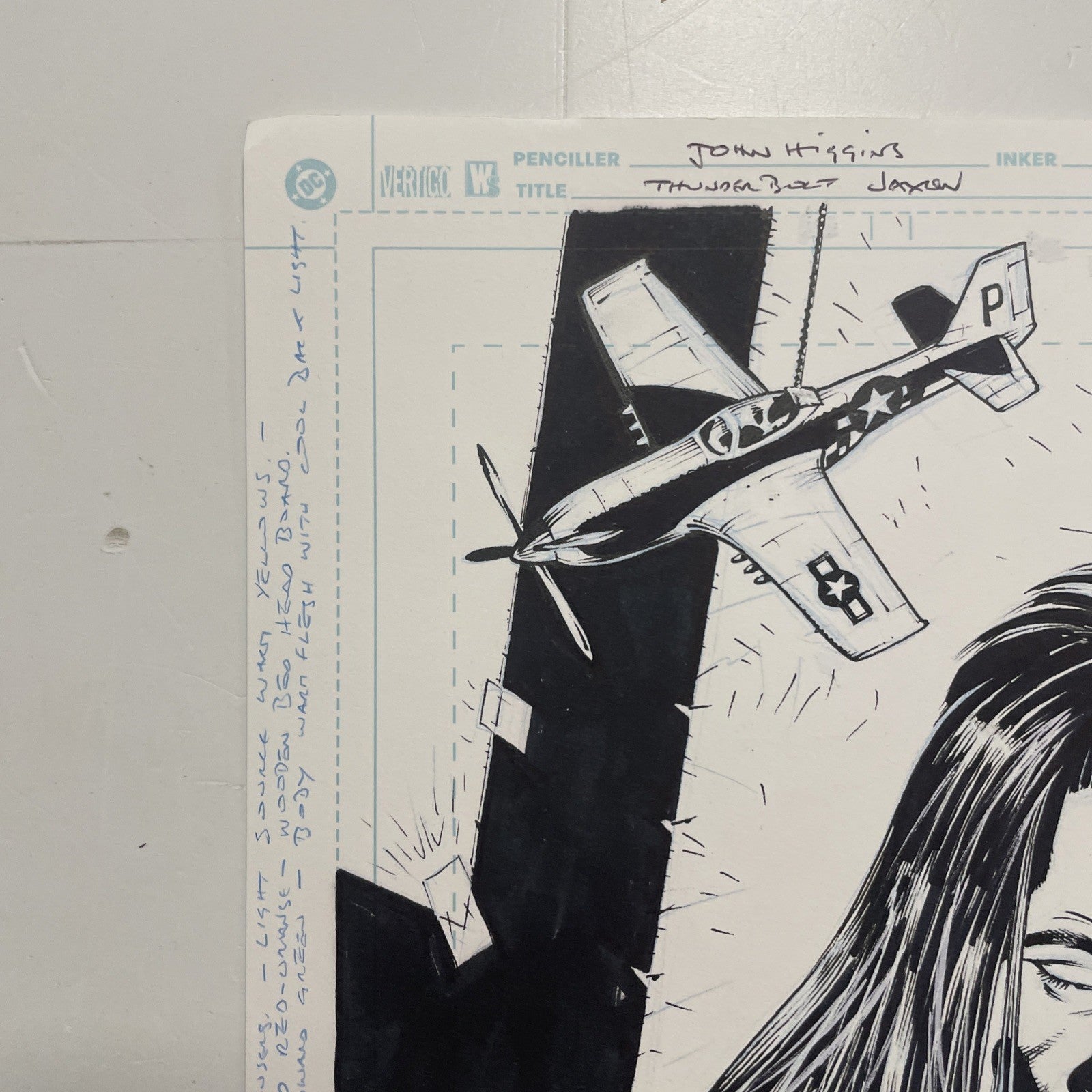 Original Artwork for Thunderbolt Jackson #1 Page 22 By John Higgins 20066