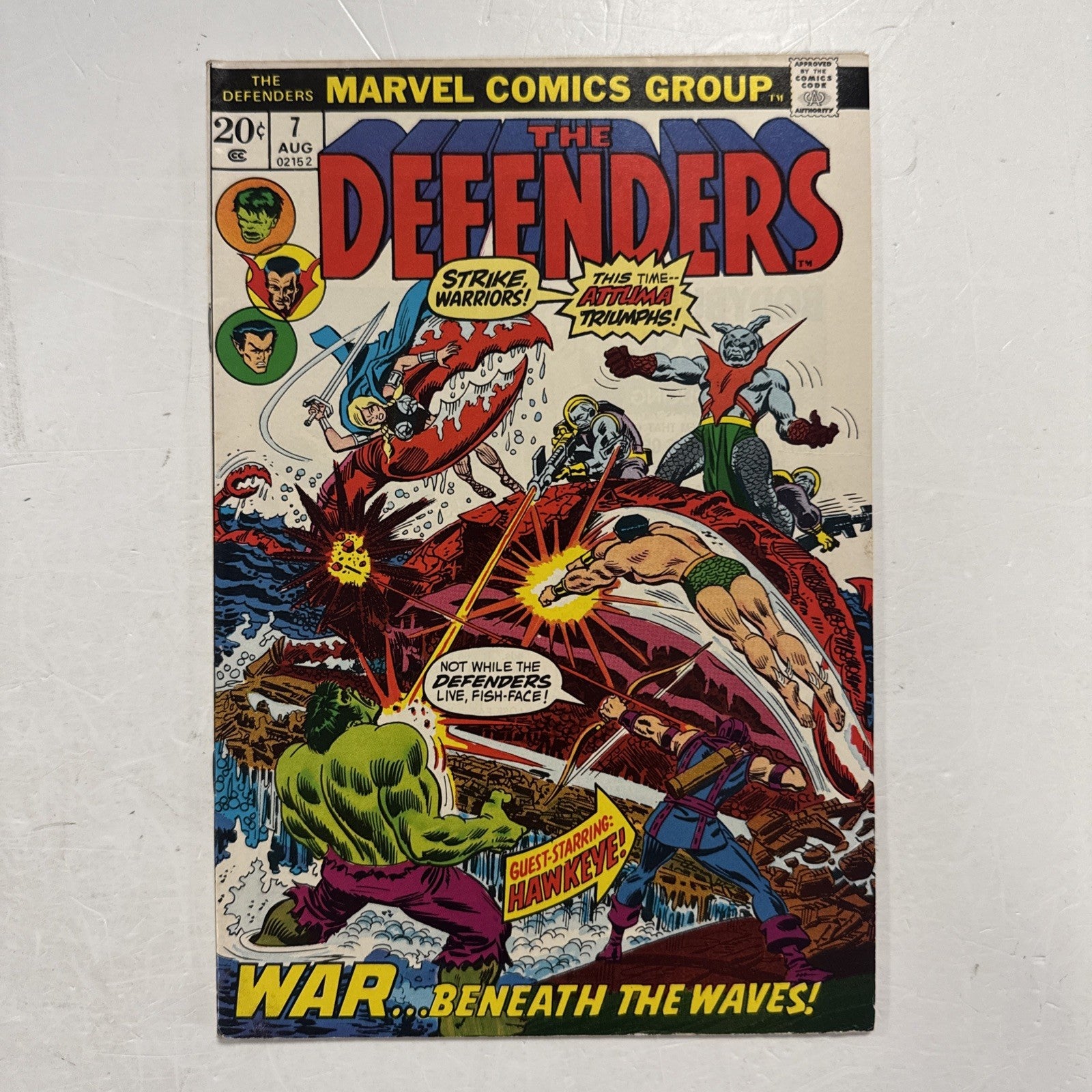 Defenders #7 1973 FN/VF0