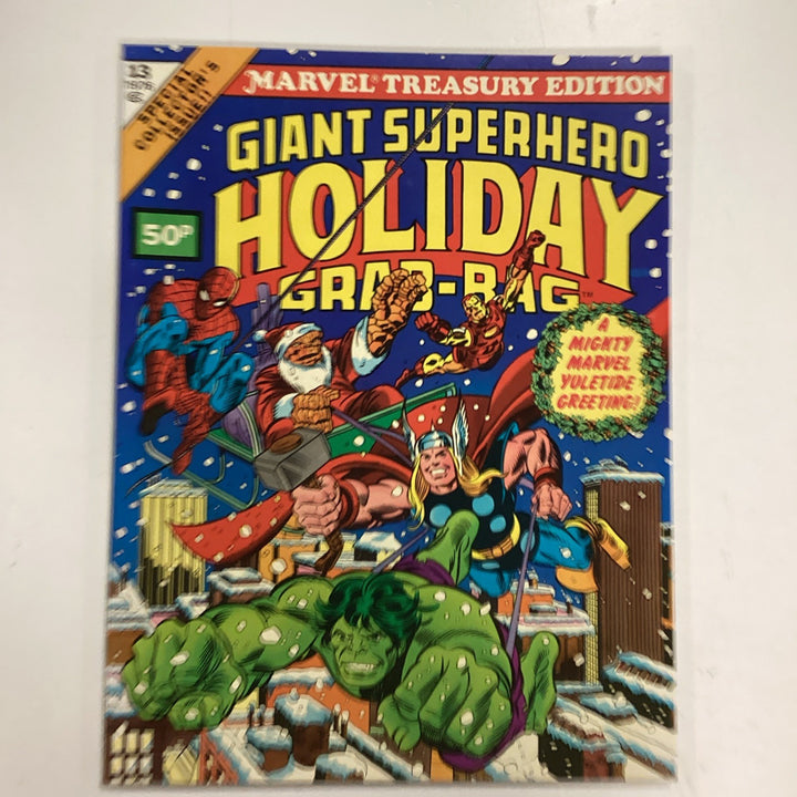Marvel Treasury Edition Giant Superhero Holiday Grab-Bag #13 1976 VF/NM Pence0