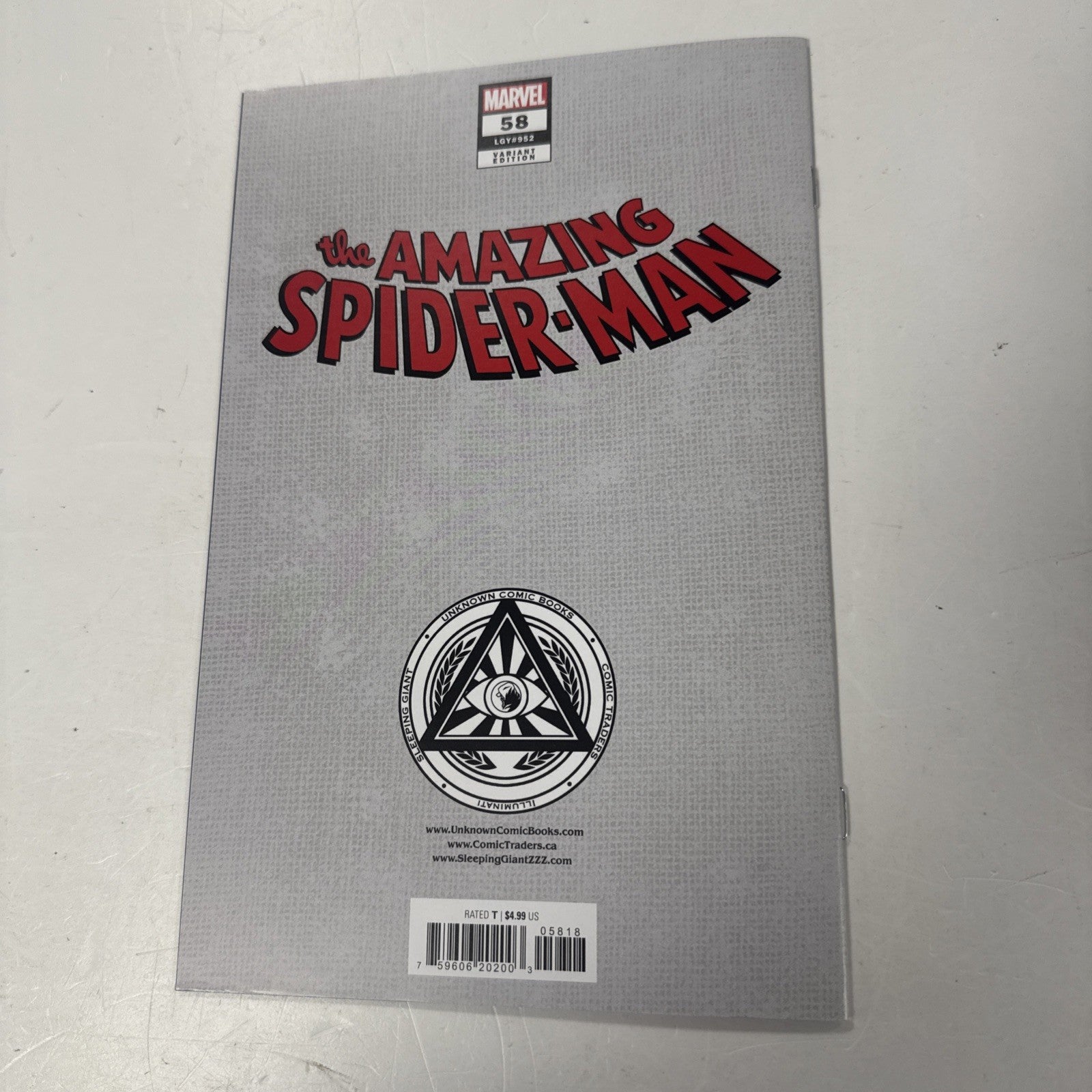 Amazing Spider-Man #58 2024 NM Gabriele Dell'Otto Virgin Variant3