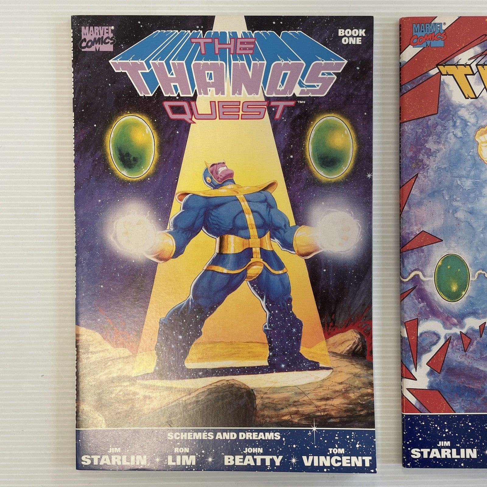 Thanos Quest #1 #2 1990 VF/NM Complete Set Starlin Ron Lim1
