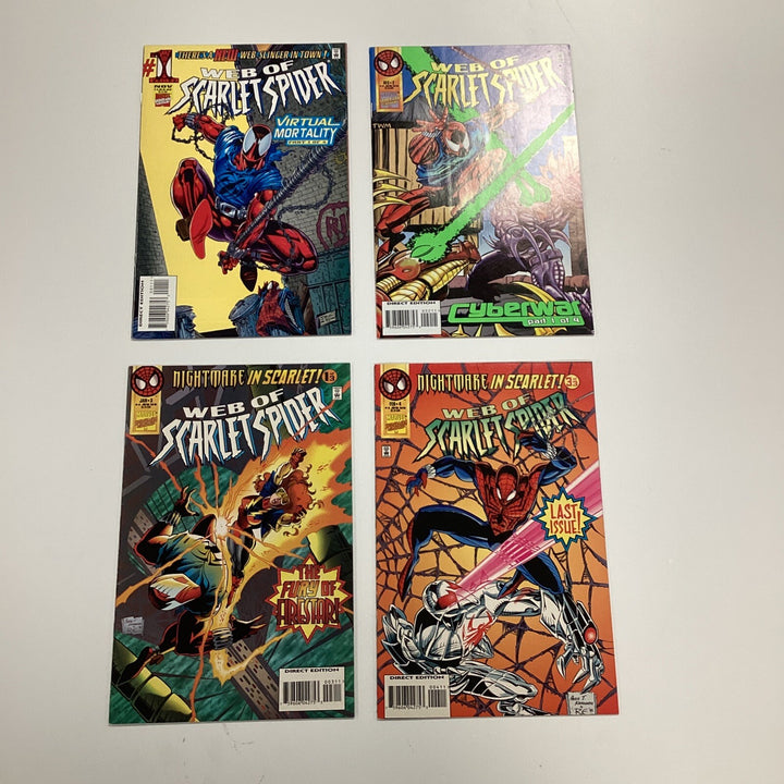 Web Of Scarlet Spider #1-4 1995 VF/NM0