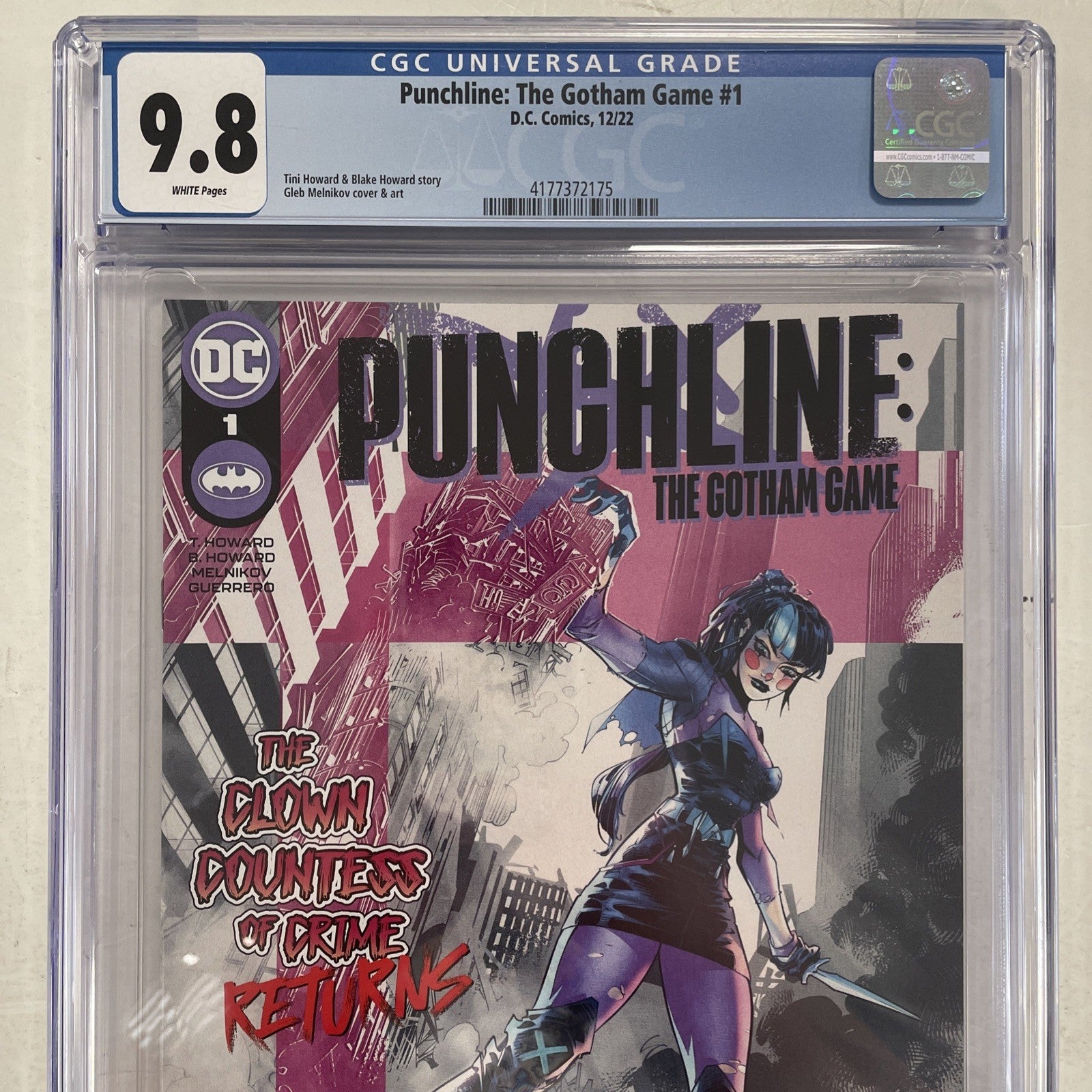 Punchline The Gotham Game #1 2022 CGC 9.8 White Pages1