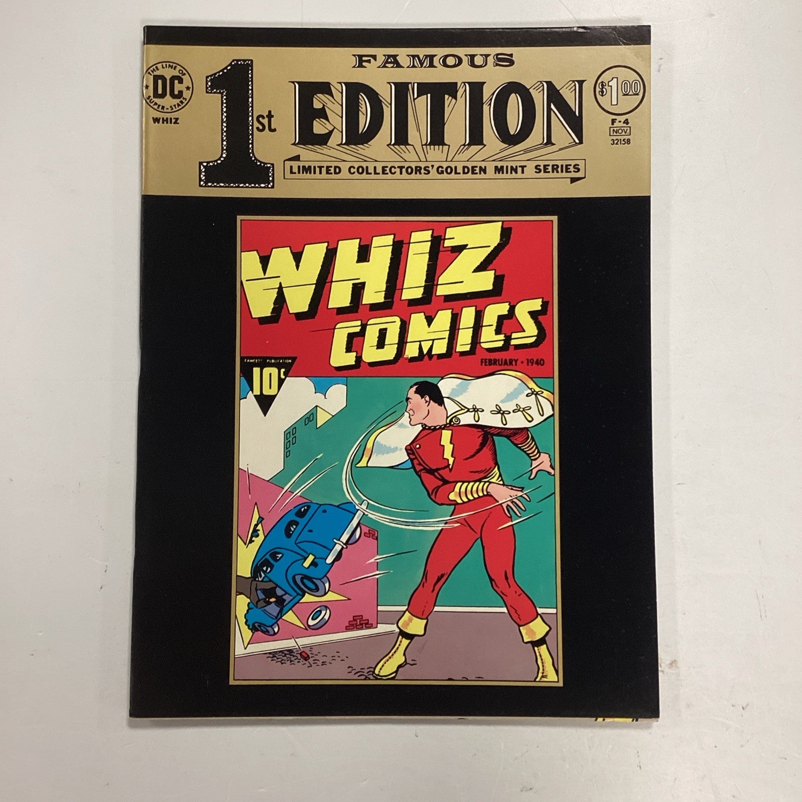 DC Famous 1st Edition Whiz Comics #1 Limited Collectors Golden Mint 1974 VF-0