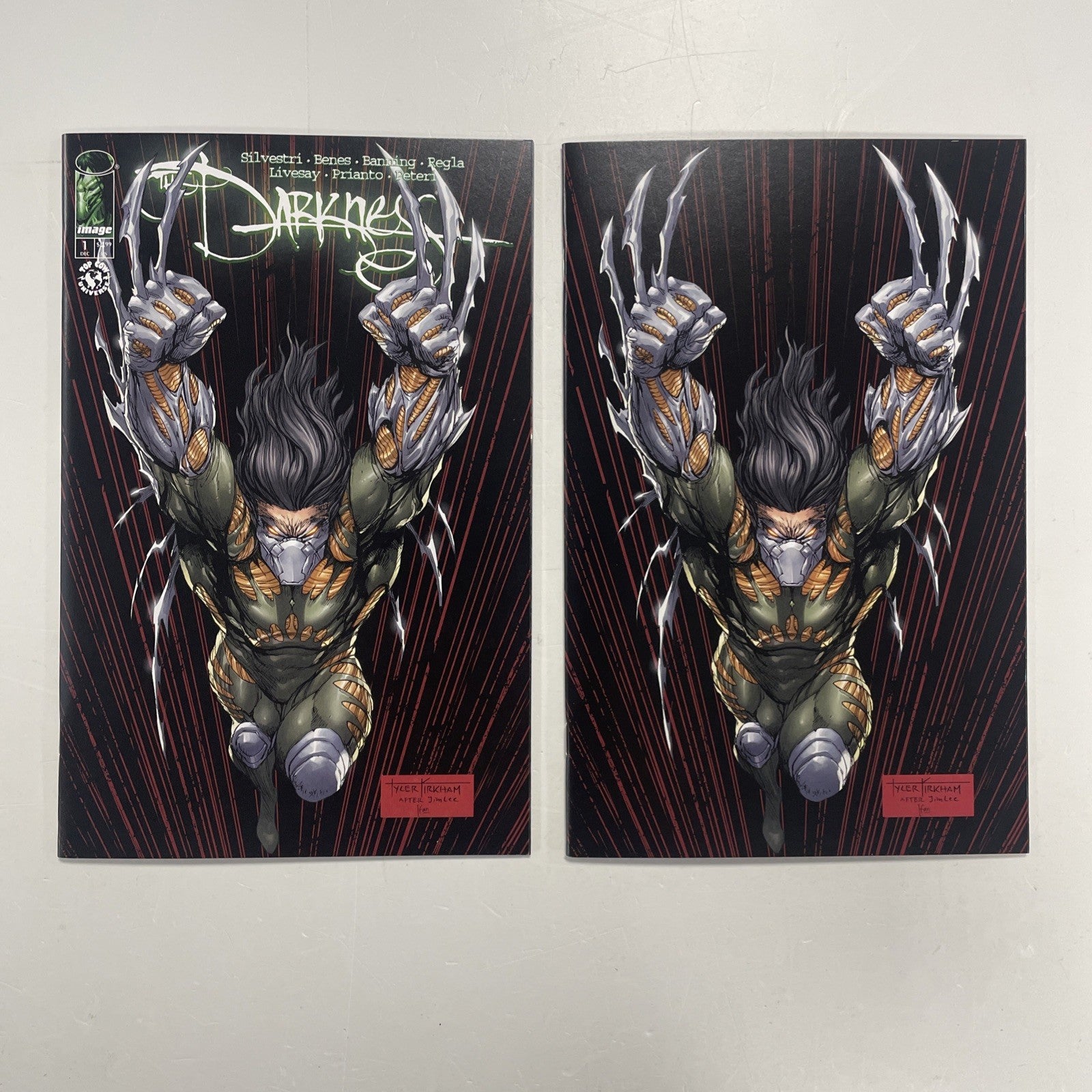The Darkness Issue #1 2025 Tyler Kirkham Virgin Variant Round Table Blind Bag0