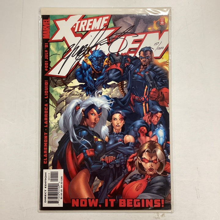 X-treme X-men #1 2001 Signed By Chris Claremont Dynamic Forces CoA 157/15000