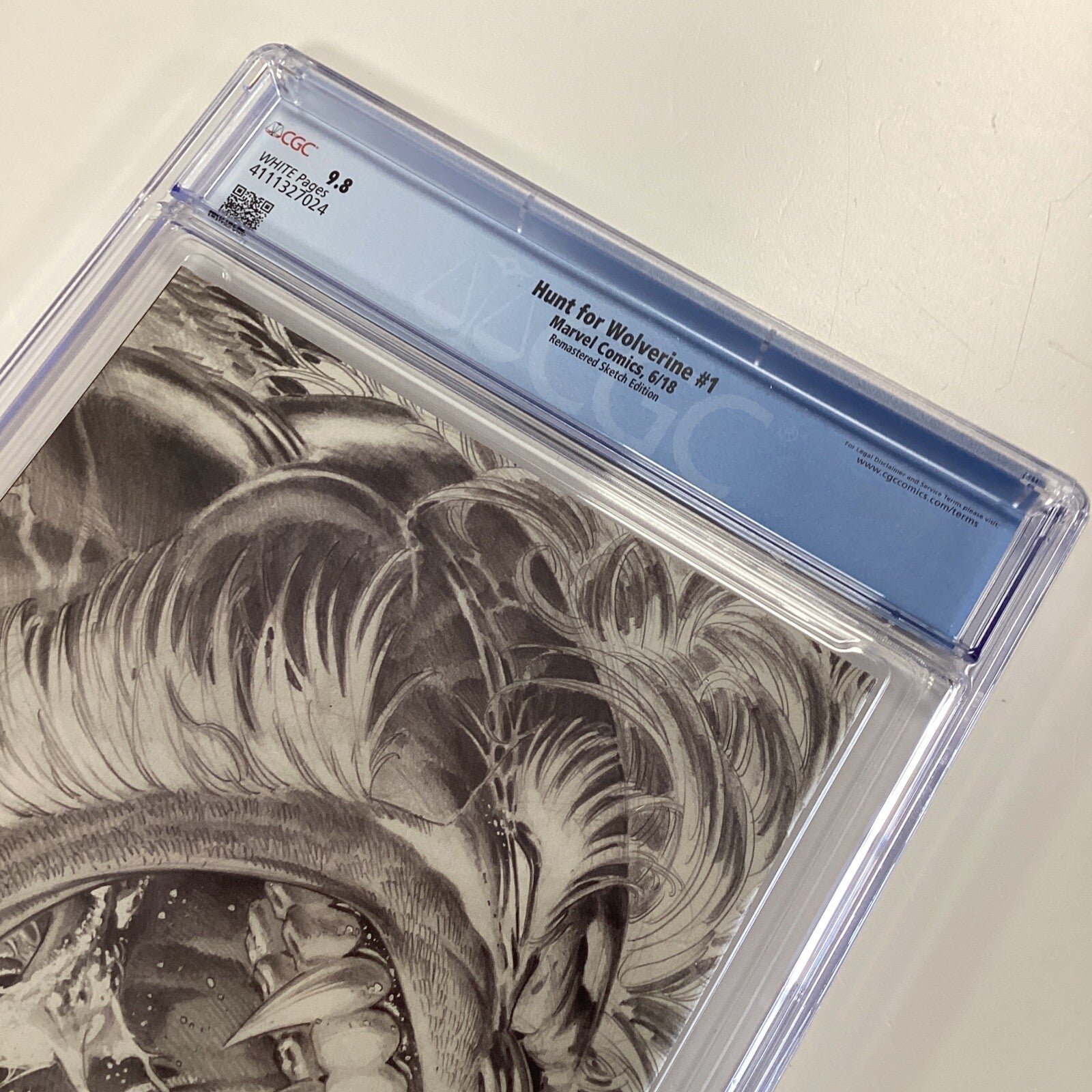 Hunt For Wolverine #1 2018 CGC 9.8 White Pages Kubert 1:1000 Remastered Variant8