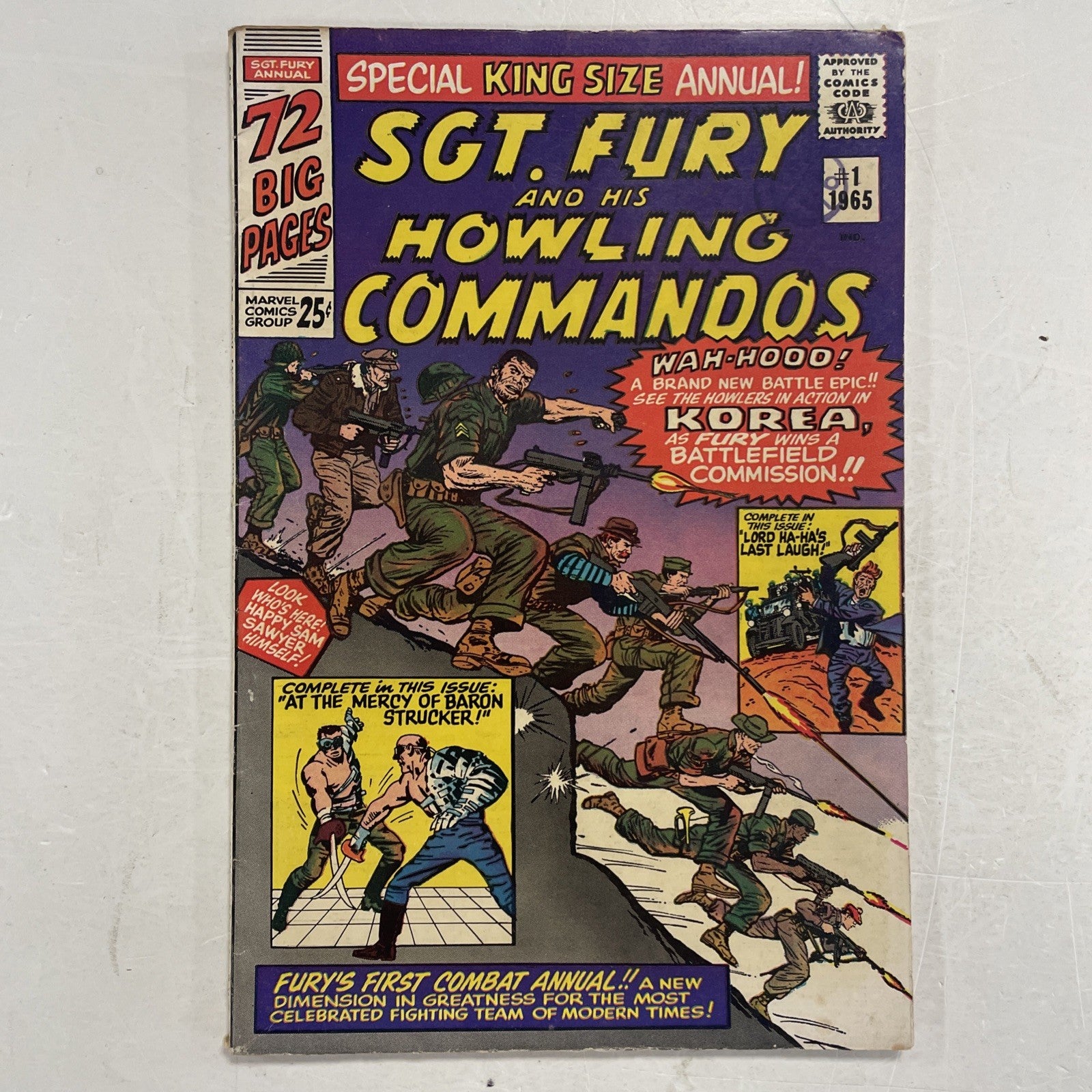 Sgt. Fury and His Howling Commandos King Size #1 1965 VG/FN0