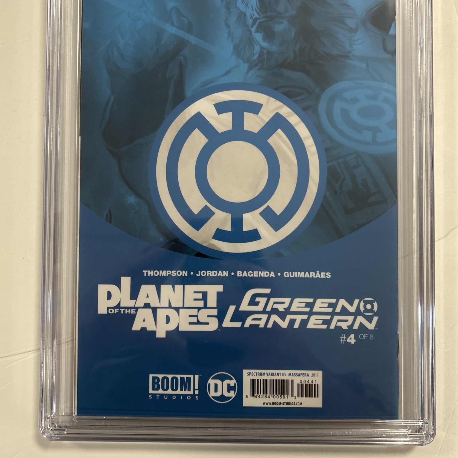 Planet of the Apes/Green Lantern #4 2017 CGC 9.8  Massafera 1:40 Virgin Variant11