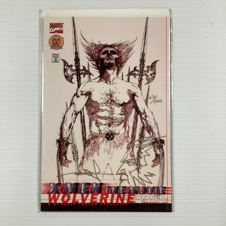 X-men Movie Prequel Wolverine #1 2000 NM Signed Remarked Jae Lee Sketch Dynamic