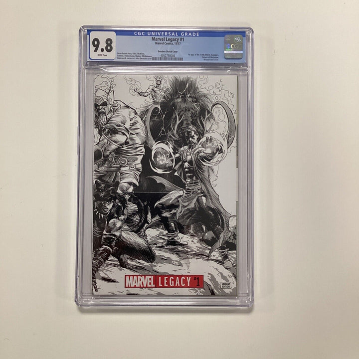 Marvel Legacy #1 2017 Mike Deodato 1:1000 Sketch Variant 1st App. 1,000,000 BC A