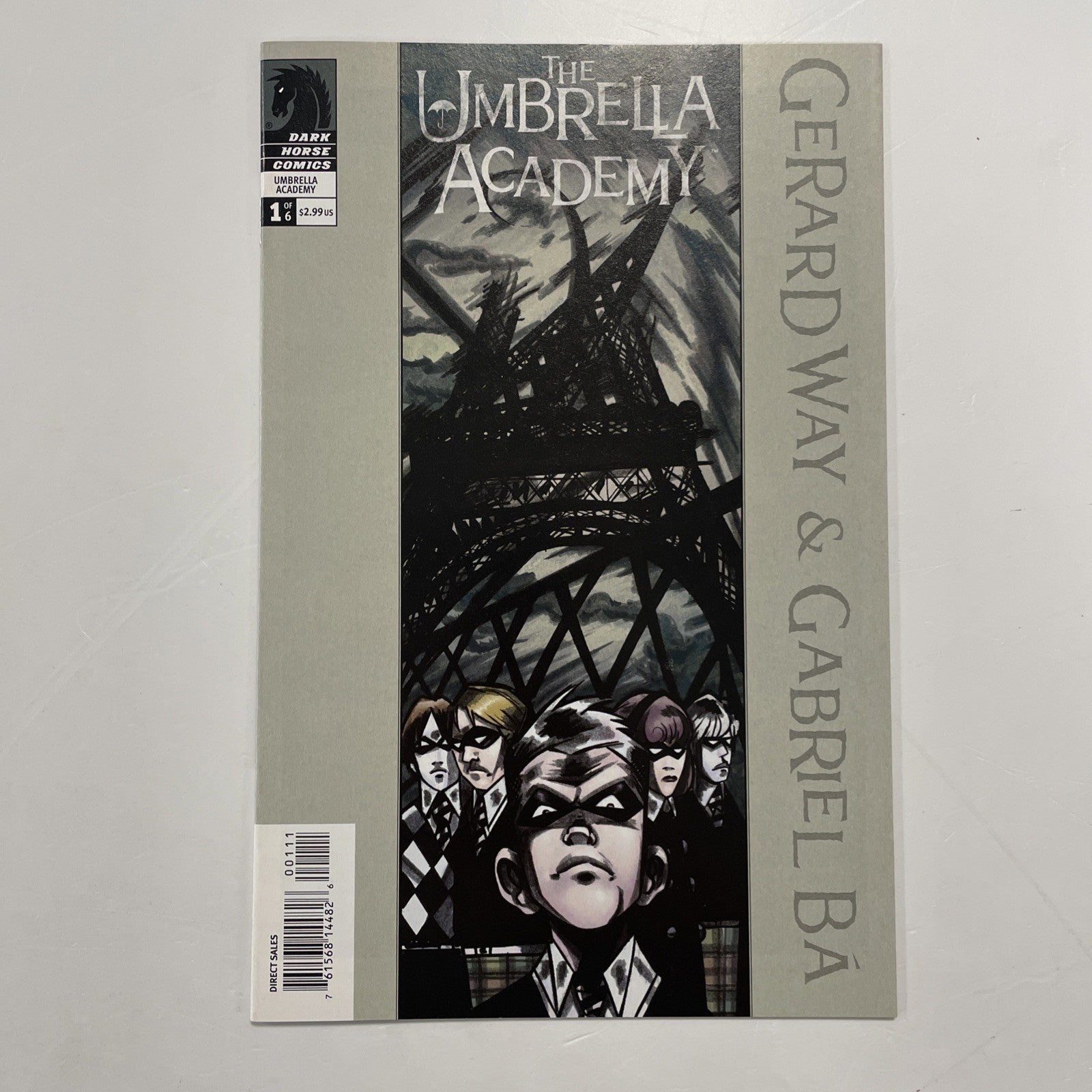 Umbrella Academy #1 2007 NM 1:10 Gerard Way Variant Dark Horse Comics0