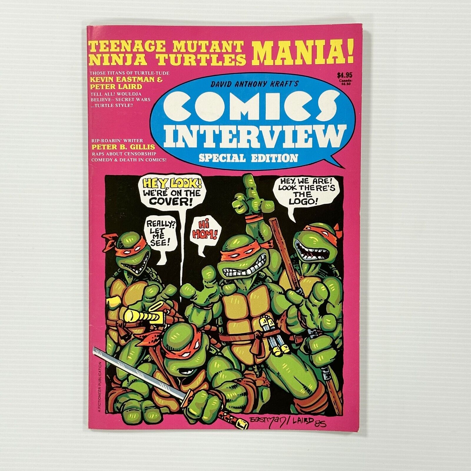 Comics Interview #27 1985 store Variant Comic Book 1st Casey Jones