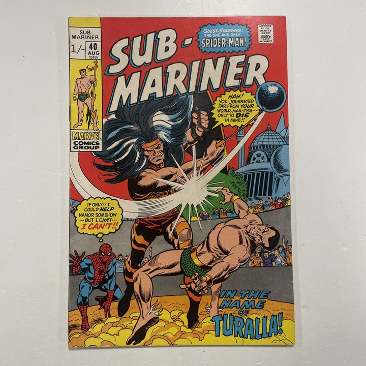 Sub-mariner #40 1971 FN/VF Pence Copy0